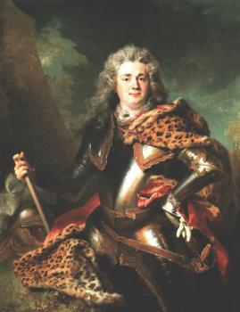 尼古拉斯 德 拉吉萊勒 Portrait of Francois de Gontaut, Duke of Biron